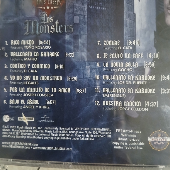Elvis Crespo - Los Monsters (CD) NEW SEALED - Picture 3 of 4